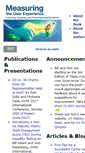 Mobile Screenshot of measuringux.com